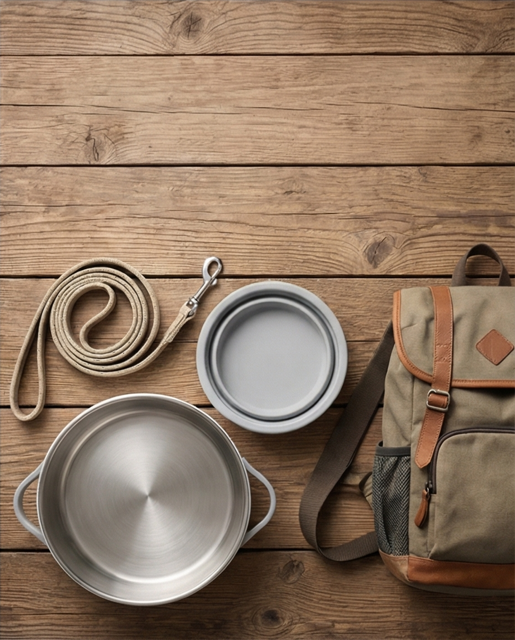 Bol de Voyage pour chien 2-en-1