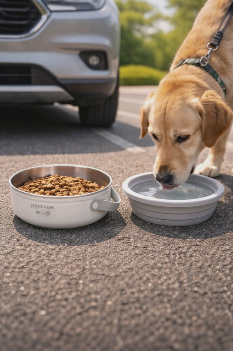 Bol de Voyage pour chien 2-en-1